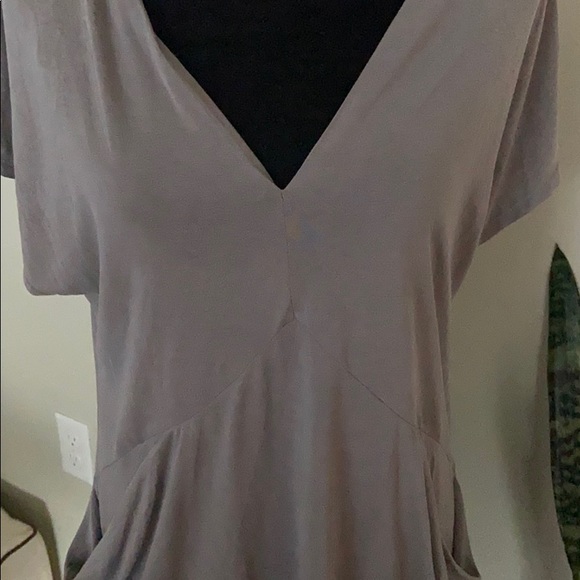 Rachel Roy charcoal drape pocket dress Size S - Picture 3 of 6